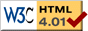 Valid HTML 4.01 Strict